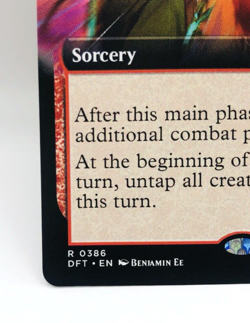 MTG Full Throttle Borderless Extended Art 0386 NM+ Rare Aetherdrift DFT Magic - Image 5