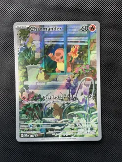 Pokemon TCG Charmander 044 Scarlet & Violet Obsidian Flames Promo Card Holo - Image 1