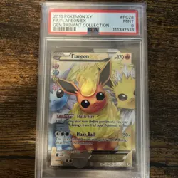 2016 POKEMON XY GENERATIONS RADIANT COLLECTION #RC28 FULL ART/FLAREON EX PSA 9 - Image 1