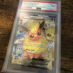 2016 POKEMON XY GENERATIONS RADIANT COLLECTION #RC28 FULL ART/FLAREON EX PSA 9 - Image 2