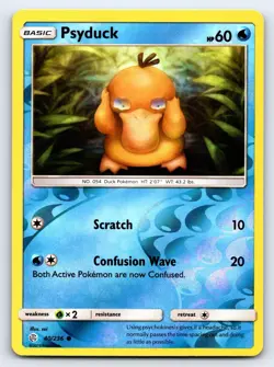 Psyduck 40/236 Common Cosmic Eclipse Pokemon Reverse Holo Lightly Played - Image 1