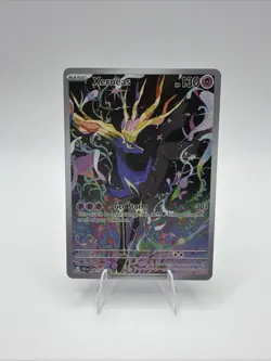 Pokemon TCG Xerneas Illustration Rare Full Art Holo HP130 091/086 Chaos Rising - Image 1
