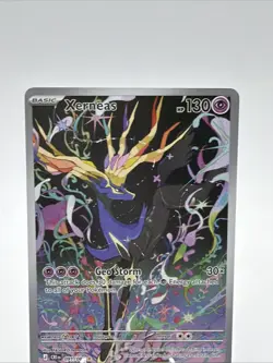 Pokemon TCG Xerneas Illustration Rare Full Art Holo HP130 091/086 Chaos Rising - Image 3