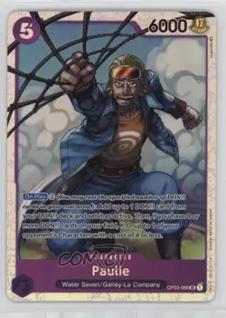 2023 One Piece Card Game: Pillars of Strength OP03 SR Paulie #OP03-066 - Image 1