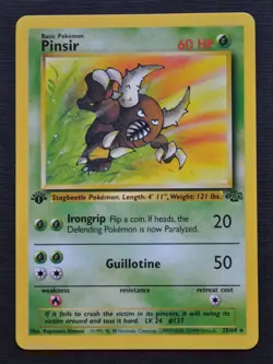Pinsir #25 / 64 1st Edition Jungle - NM - Pokemon 1999 - Image 1