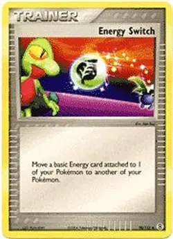 Pokemon EX Fire Red & Leaf Green 90/112 Energy Switch Card - Image 1