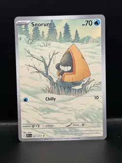 Pokemon Snorunt 227/217 Me: Ascended Heroes Illustration Rare Holo - Image 1