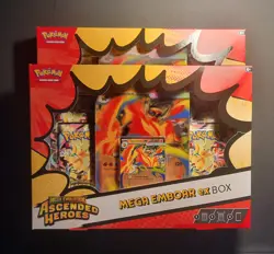 *2 Boxes* Ascended Heroes Pokemon TCG Mega Evolution Mega Emboar ex Box Sealed - Image 2