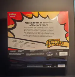*2 Boxes* Ascended Heroes Pokemon TCG Mega Evolution Mega Emboar ex Box Sealed - Image 4