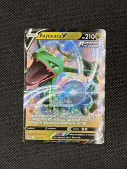 Pokemon TCG Rayquaza VMAX Holo Ultra Rare 100/159 - Image 1