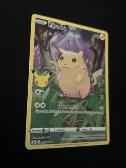Pikachu 005/025 Holo Rare Pokemon Celebrations - NM/M - Image 3