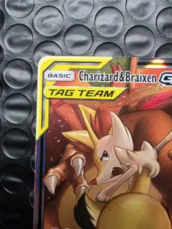 Pokemon TCG Charizard & Braixen GX Holo Ultra Rare Full Art 22/236 - Image 5