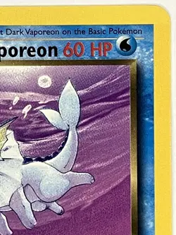 Dark Vaporeon LP Unlimited 45/82 Team Rocket Pokemon TCG Regular - Image 4