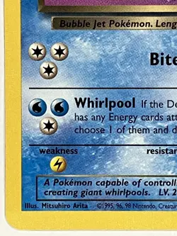 Dark Vaporeon LP Unlimited 45/82 Team Rocket Pokemon TCG Regular - Image 5