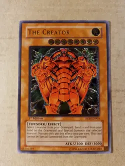 The Creator RDS-EN005 1st ed Ultimate Rare Yugioh Mint/NM See Pics - Image 1