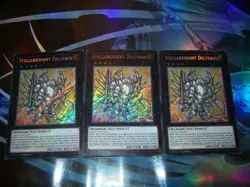 3x Stellarknight Delteros 1st Edition Secret Rare BLGG-EN010 Yu-Gi-Oh! - Image 1