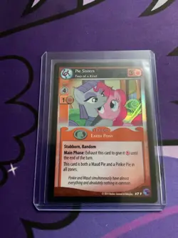 My Little Pony Pie Sisters #7 F Two Of A Kind Promo Foil Card MLP TCG Enterplay - Image 1
