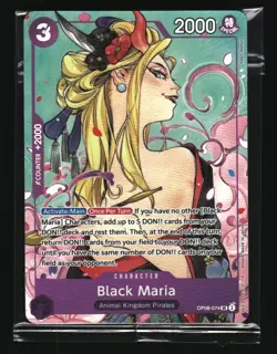 Black Maria (Illustration Box Vol.2) #OP08-074 tcg One_piece - Image 1