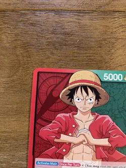 One Piece Monkey D Luffy OP01-003 PRE ERRATA Leader Romance Dawn pre-errata - Image 5