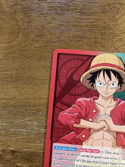 One Piece Monkey D Luffy OP01-003 PRE ERRATA Leader Romance Dawn pre-errata - Image 5