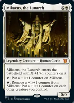 Mikaeus, the Lunarch - Light Play MTG Commander 2021 Midnight Hunt - Image 1