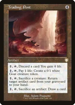 MTG - Trading Post (Retro) - The Brothers' War Commander - X1 - (NM) - - Image 1