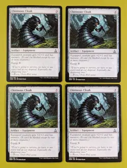 Chitinous Cloak x4 Oath of the Gatewatch 4x Playset Magic the Gathering MTG - Image 1