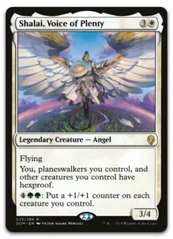 Shalai, Voice of Plenty #35 (LP) Dominaria DOM Magic MTG - Image 1