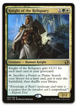 Knight of the Reliquary #203 (NM) Iconic Masters IMA Magic MTG - Image 1