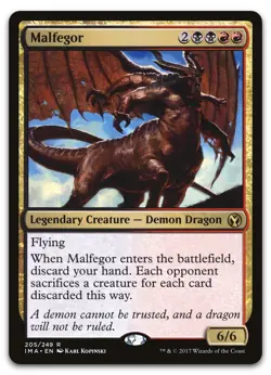 Malfegor #205 (LP) Iconic Masters IMA Magic MTG - Image 1
