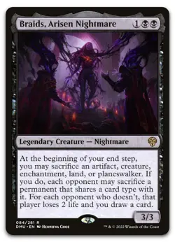 Braids, Arisen Nightmare #84 (NM) Dominaria United DMU Magic MTG - Image 1