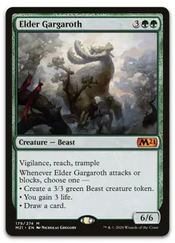 Elder Gargaroth #179 (NM) Core Set 2021 M21 Magic MTG - Image 1