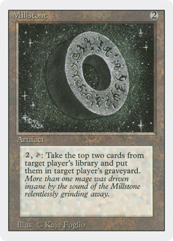 Millstone (HP) Revised Edition 3ED Magic MTG - Image 1