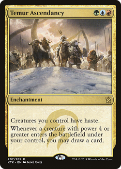 Temur Ascendancy #207 (MP) Khans of Tarkir KTK Magic MTG - Image 1