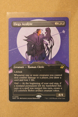 Elegy Acolyte (Borderless) Edge of Eternities Regular MTG TCG Near Mint - Image 1