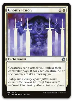 Ghostly Prison #86 (LP) Conspiracy Take the Crown CN2 Magic MTG - Image 1