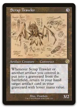 Scrap Trawler (Schematic) #112 (NM) Brothers' War BRR Magic MTG - Image 1