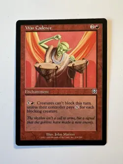 War Cadence - MTG Mercadian Masques - LP - Image 1
