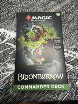 Bloomburrow Commander Deck - Animated Army MTG Brand New Sealed Free Ship - Image 1