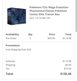 Pokemon: Mega Evolution: Phantasmal Flames Pokemon Center Etb *PRESALE QTY 1* - Image 2