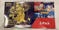 2025 Pokemon Surging Sparks Elite Trainer Box Booster Bundle COSTCO 2-PACK New - Image 1