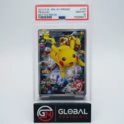 Pikachu 2015 Japanese XY Battle Fiesta Promo pokemon 175/XY-P PSA 10 - Image 1