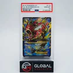 Mega Gyarados EX Full Art 2016 XY Breakpoint pokemon 115/122 PSA 10 - Image 1