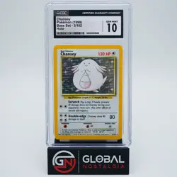 Chansey 1999 Base Set Holo Pokemon 3/102 CGC 10 - Image 1