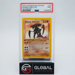 1st Edition Shining Kabutops 2002 Pokemon Neo Destiny 108/105 PSA 9 - Image 1