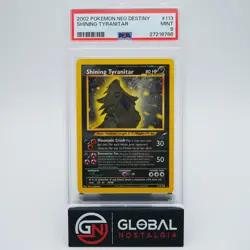 Shining Tyranitar 2002 Neo Destiny pokemon 113/105 PSA 9 - Image 1