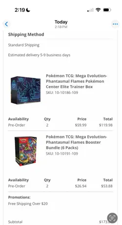 Pokemon Mega Evolution Phantasmal Flames Booster Bundle *CONFIRMED PREORDER* - Image 2