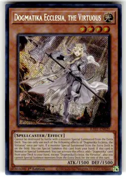 Yugioh! Dogmatika Ecclesia, the Virtuous - RA01-EN020 - Secret Rare - 1st Editio - Image 1