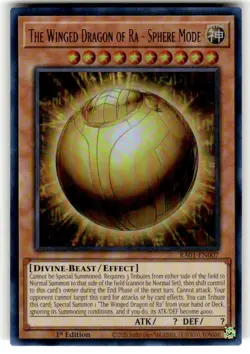 Yugioh! The Winged Dragon of Ra - Sphere Mode - RA01-EN007 - Ultra Rare - 1st Ed - Image 1