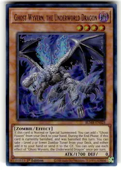 Ghost Wyvern, the Underworld Dragon - BLMR-EN025 - Ultra Rare - 1st NM Yugioh - Image 1